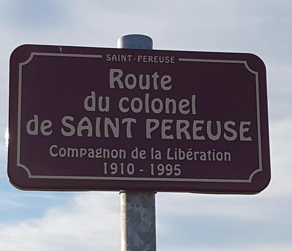 Photo route du colonel de Saint Péreuse